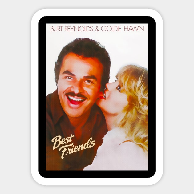 goldie hawn burt reynolds Sticker by zicococ